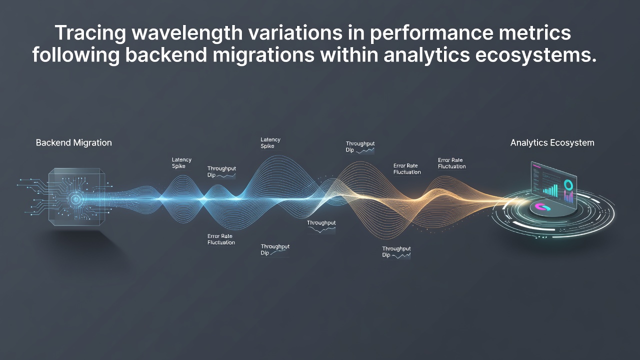 Tracing Wavelength Variations in Performance Metrics Following Backend Migrations Within Analytics Ecosystems